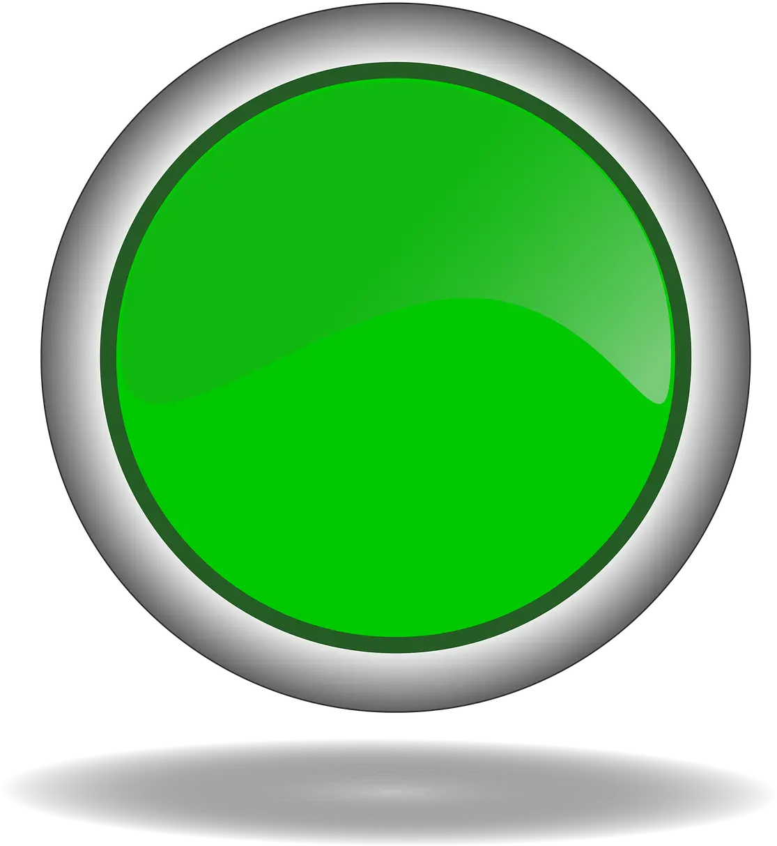  Download Free Photo Of Greengreen Buttonbuttonweb Green Button Png Shiny Icon