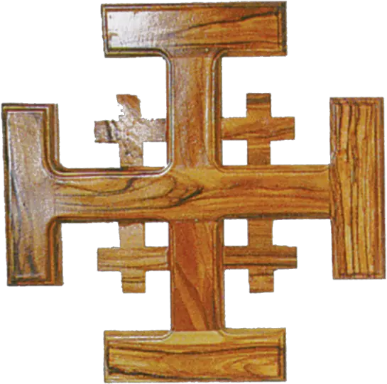  Olive Wood Jerusalem Cross 49292 Cross Png Wood Cross Png