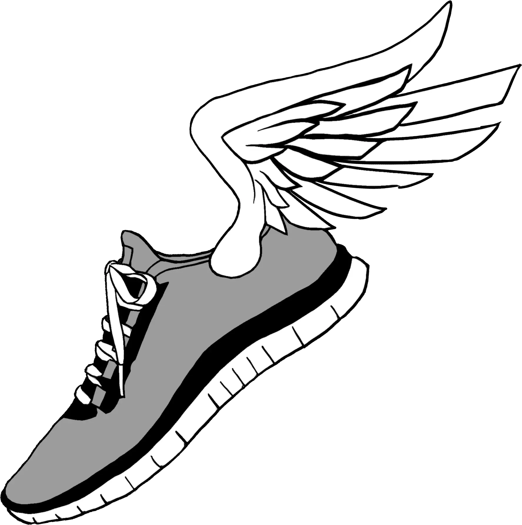  Running Shoes Clip Art Running Shoes With Wings Png Transparent Background Running Shoes Clipart Wing Png