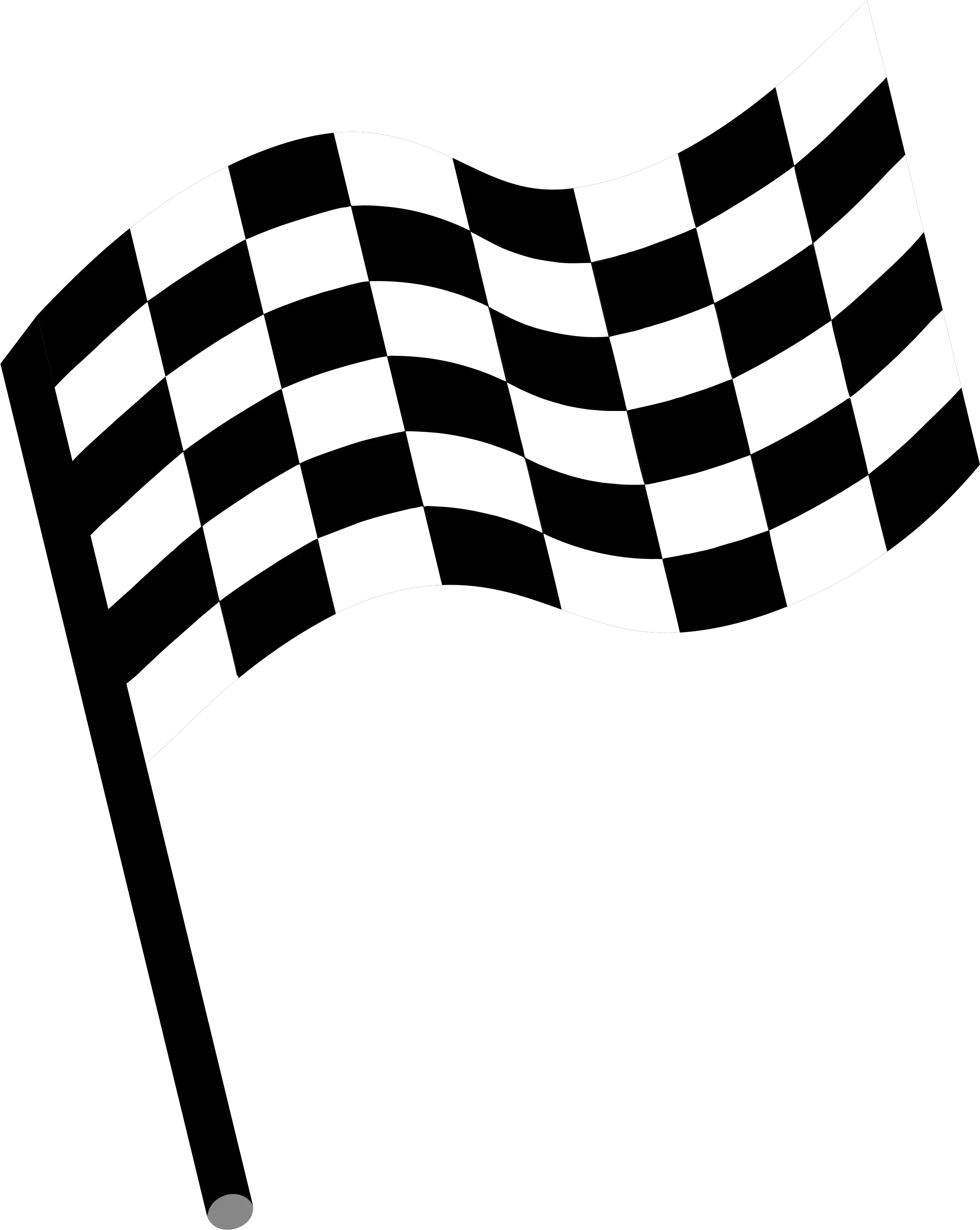  Race Car Flag Clip Art Transparent Bandeira De Corrida Racing Flag Transparent Png Race Flag Png