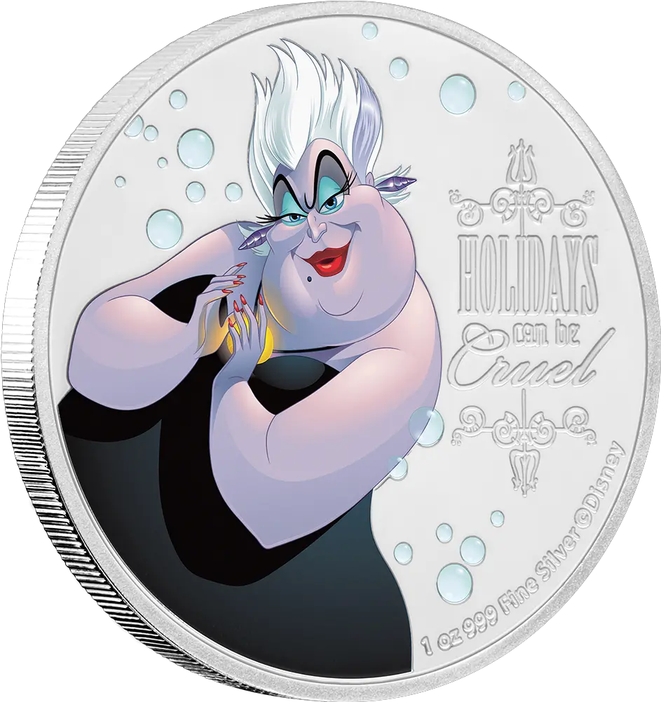  Disney Villains Disney Villains Coins Png Ursula Png