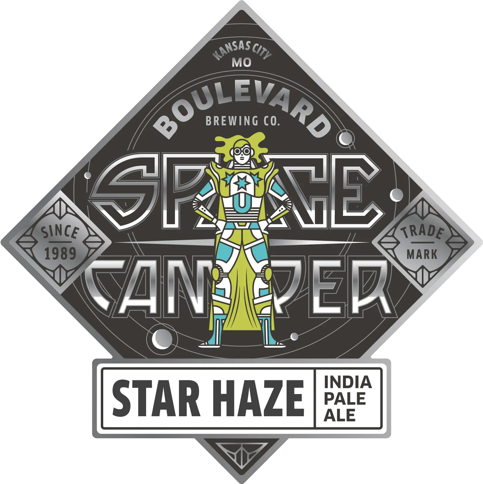  Space Camper Star Haze Boulevard Brewing Company Space Camper Cosmic Ipa Png Haze Png