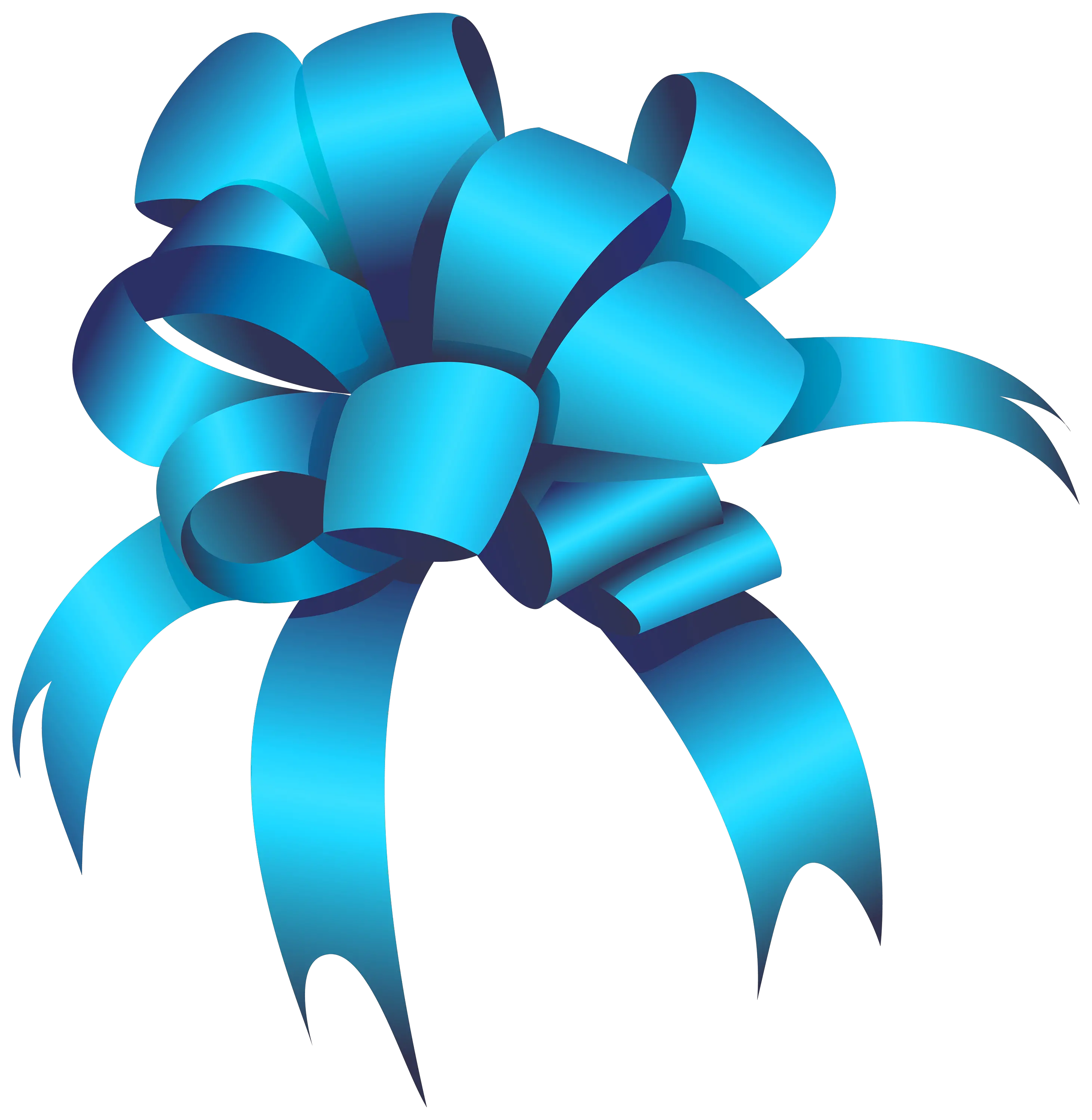  Download Blue Ribbon Png Gift Bow Clipart Png Present Bow Png