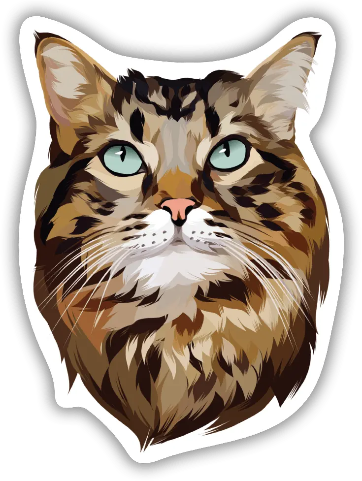  Custom Cartoonized Stickers Sticker Buddy Domestic Cat Png Size Of Buddy Icon