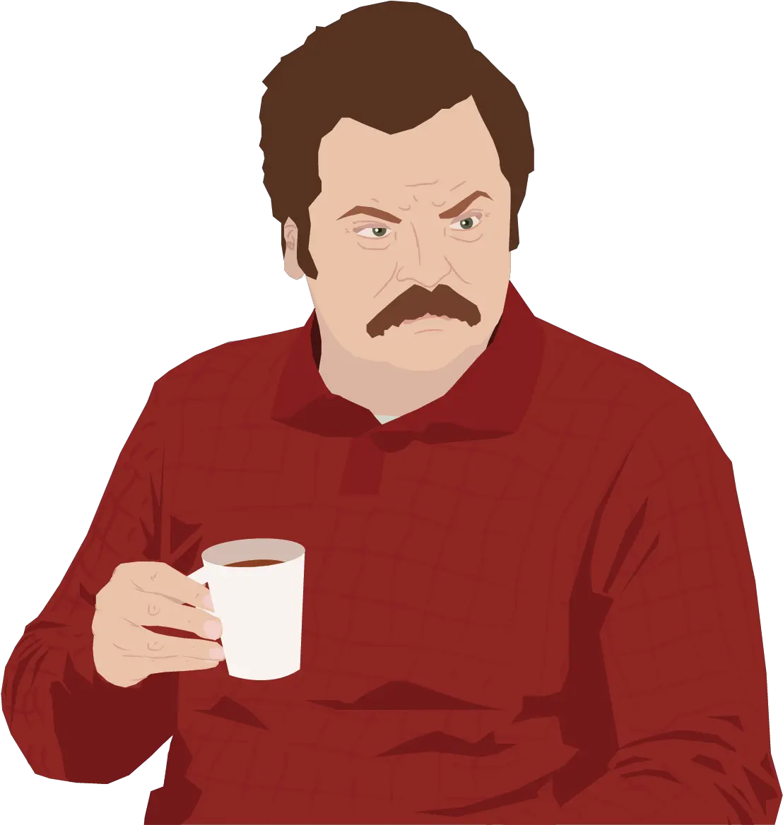  Gallery U2014 Kasey Speth Ron Swanson Transparent Png Ron Swanson Icon