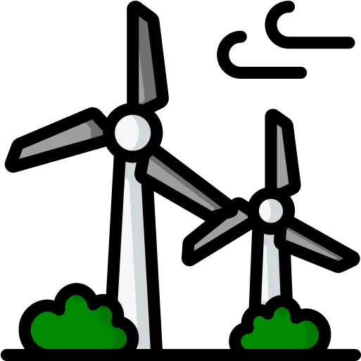  Wind Turbine Free Ecology And Environment Icons Dot Png Wind Turbine Icon Png