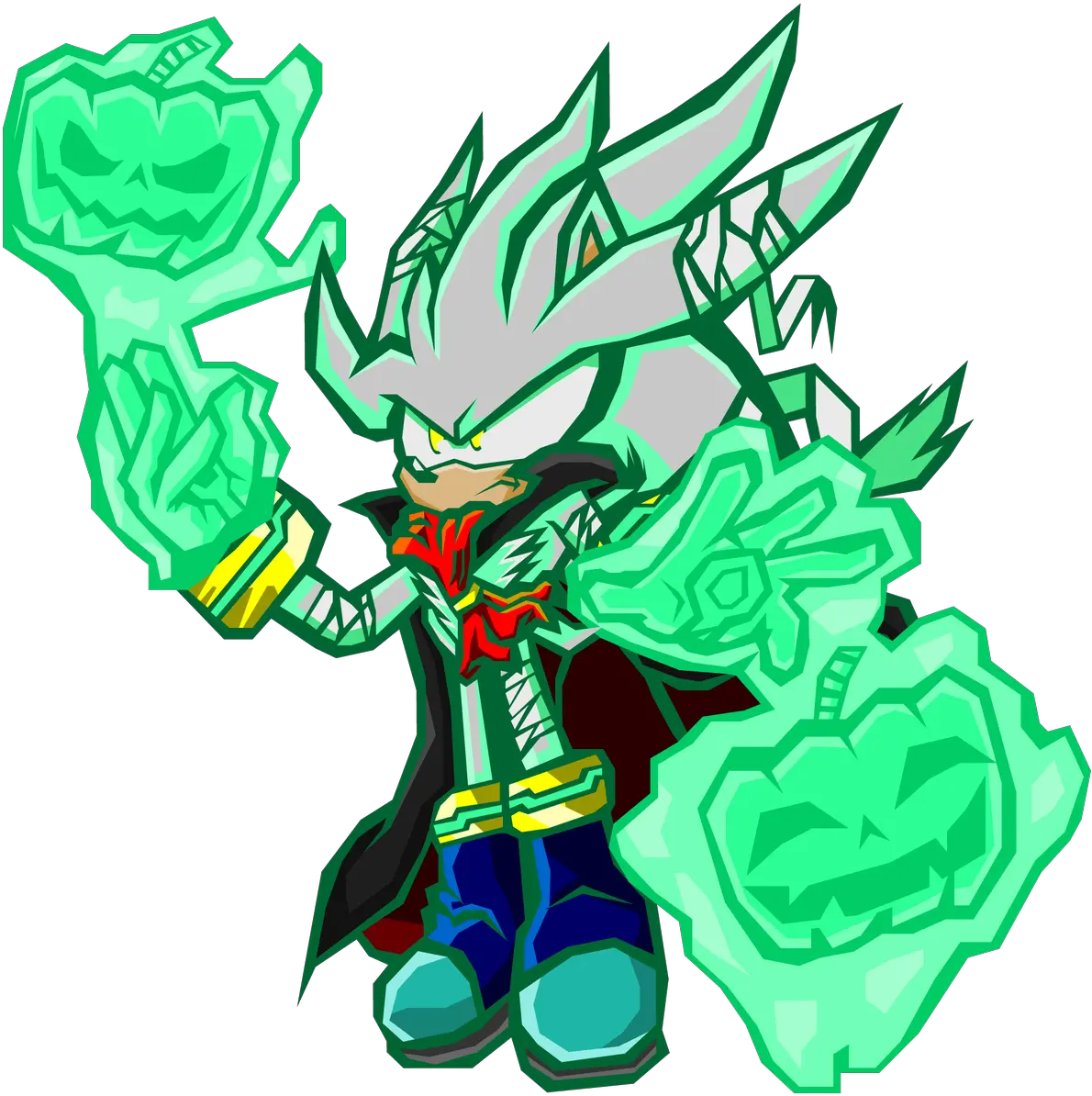  Download Cerberus Cartoon Full Size Png Image Silver The Hedgehog Comic Drawing Cerberus Png