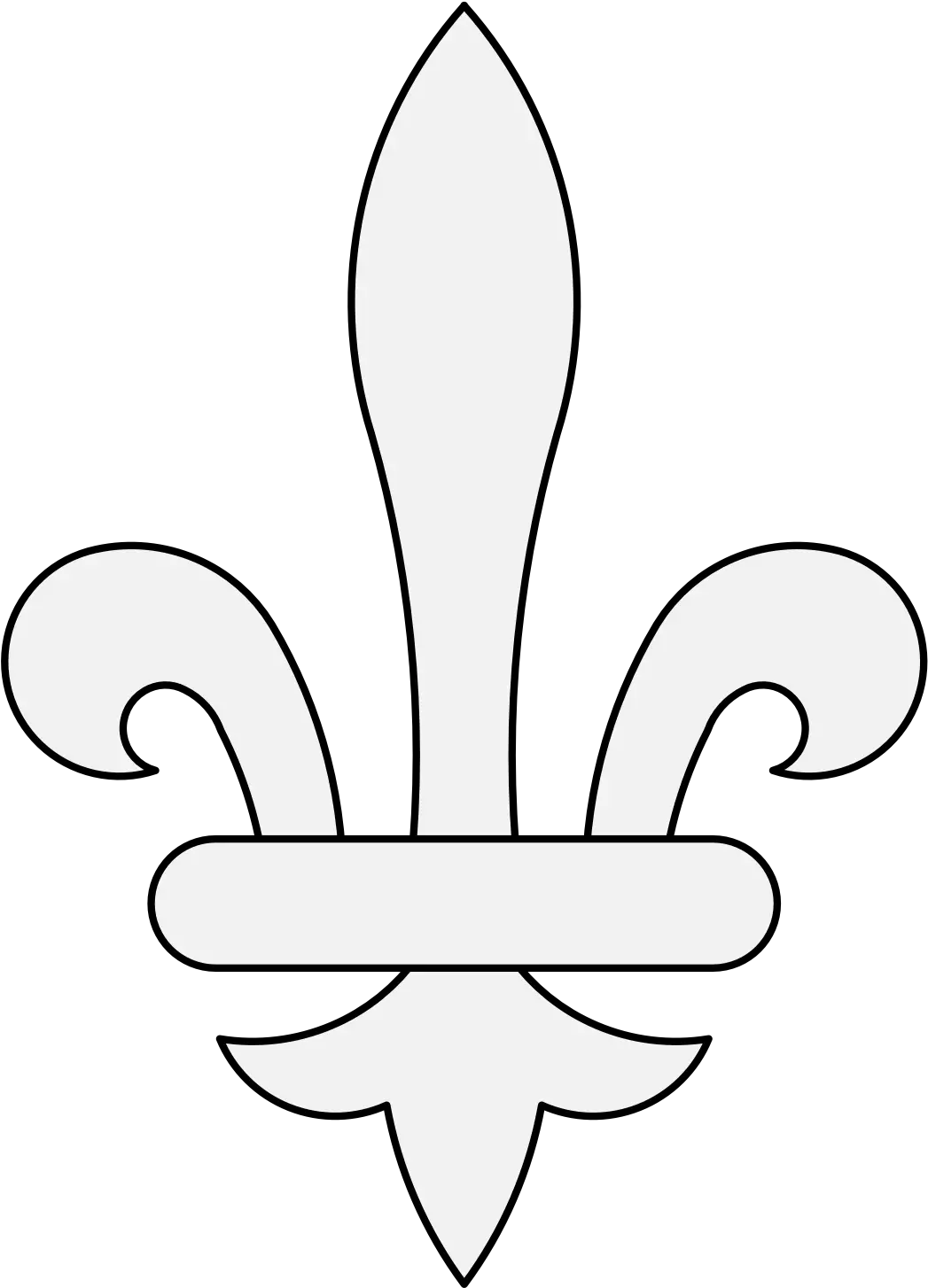  Fleur De Lys Traceable Heraldic Art Ballon Québec Png Fleur De Lis Png