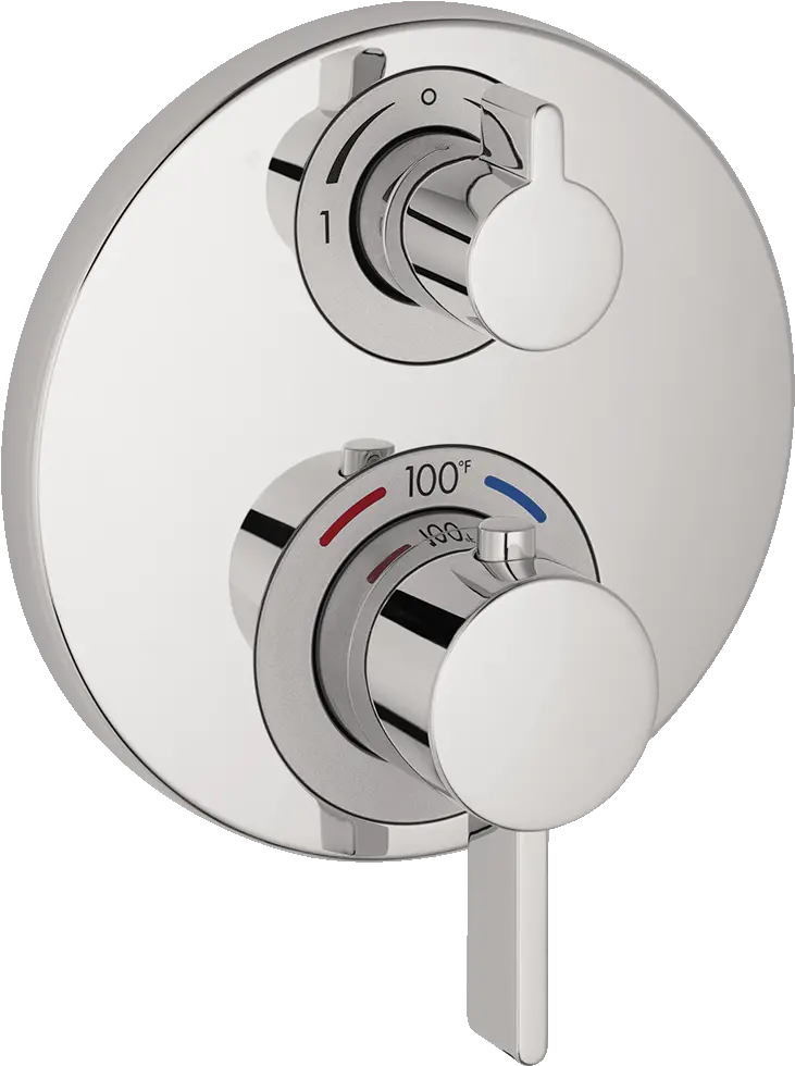  Ecostat S Shower Faucets Two Handle 2 Functions Chrome 15758001 Png Volume Knob Icon