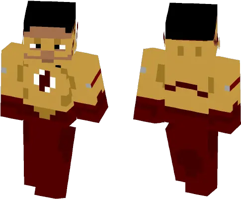  Download Wally West Kid Flash Abstract Minecraft Skins Png Kid Flash Png