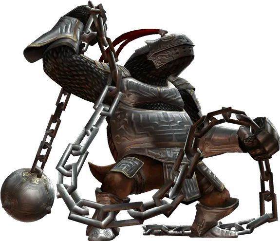  Darkhammer Zeldapedia Fandom Darkhammer Twilight Princess Png Ball And Chain Png