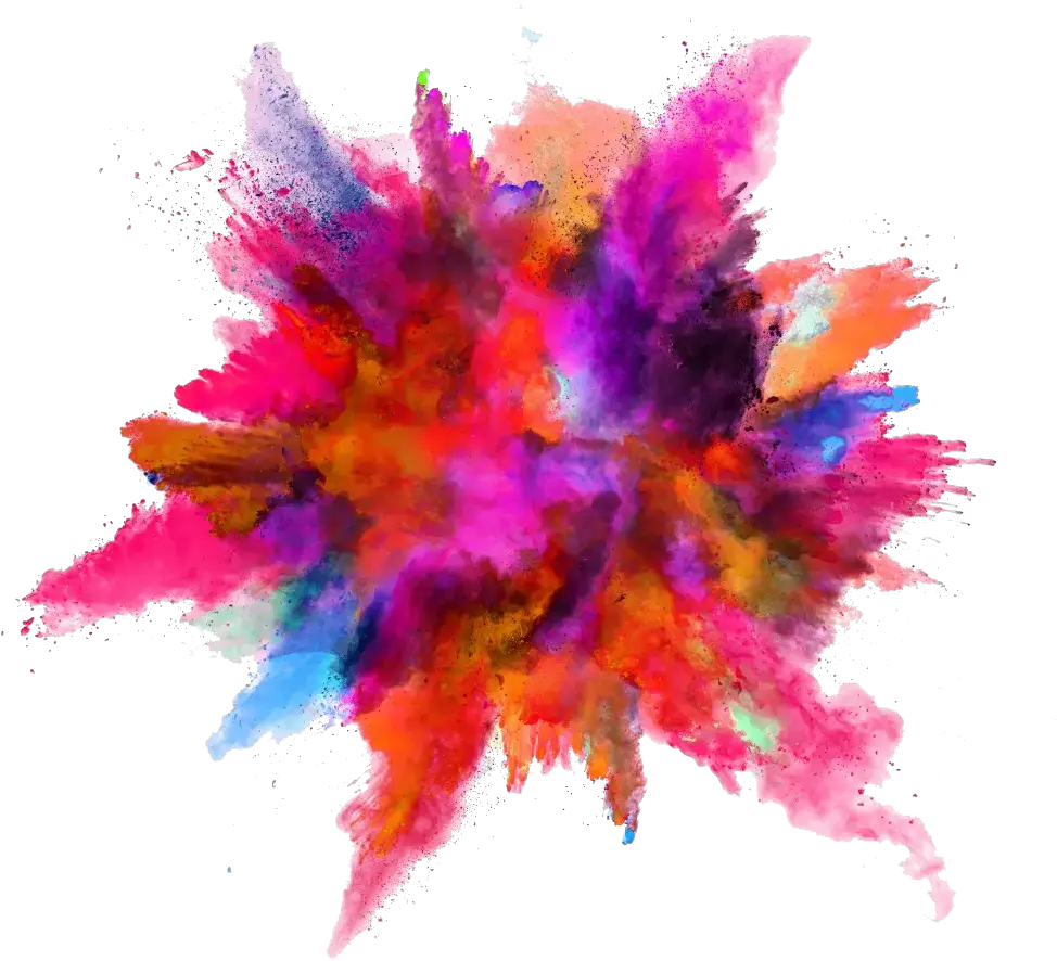  Powder Explosion Png Free Background Color Splash Png Burst Png