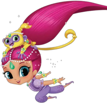  Shimmer Flying Transparent Png Shimmer And Shine Shimmer And Tala Shine Transparent