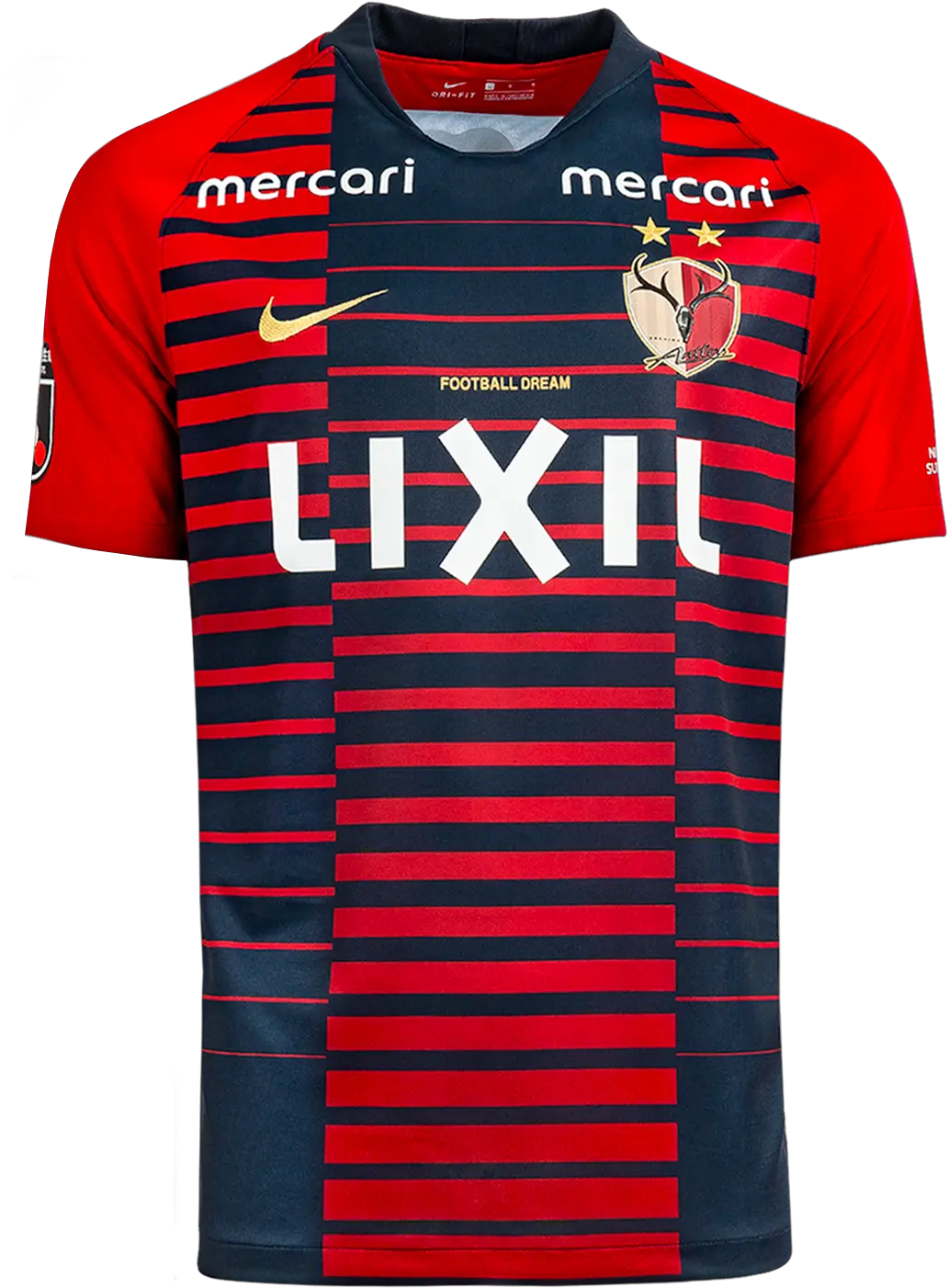  Kashima Antlers Home Jersey 2019 Ez Football Kashima Antlers Png Antlers Png