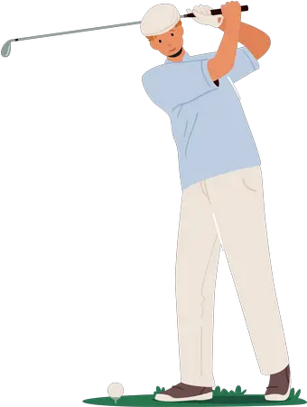  Man Playing Golf Icon Download In Glyph Style Golf Png Golf Course Icon