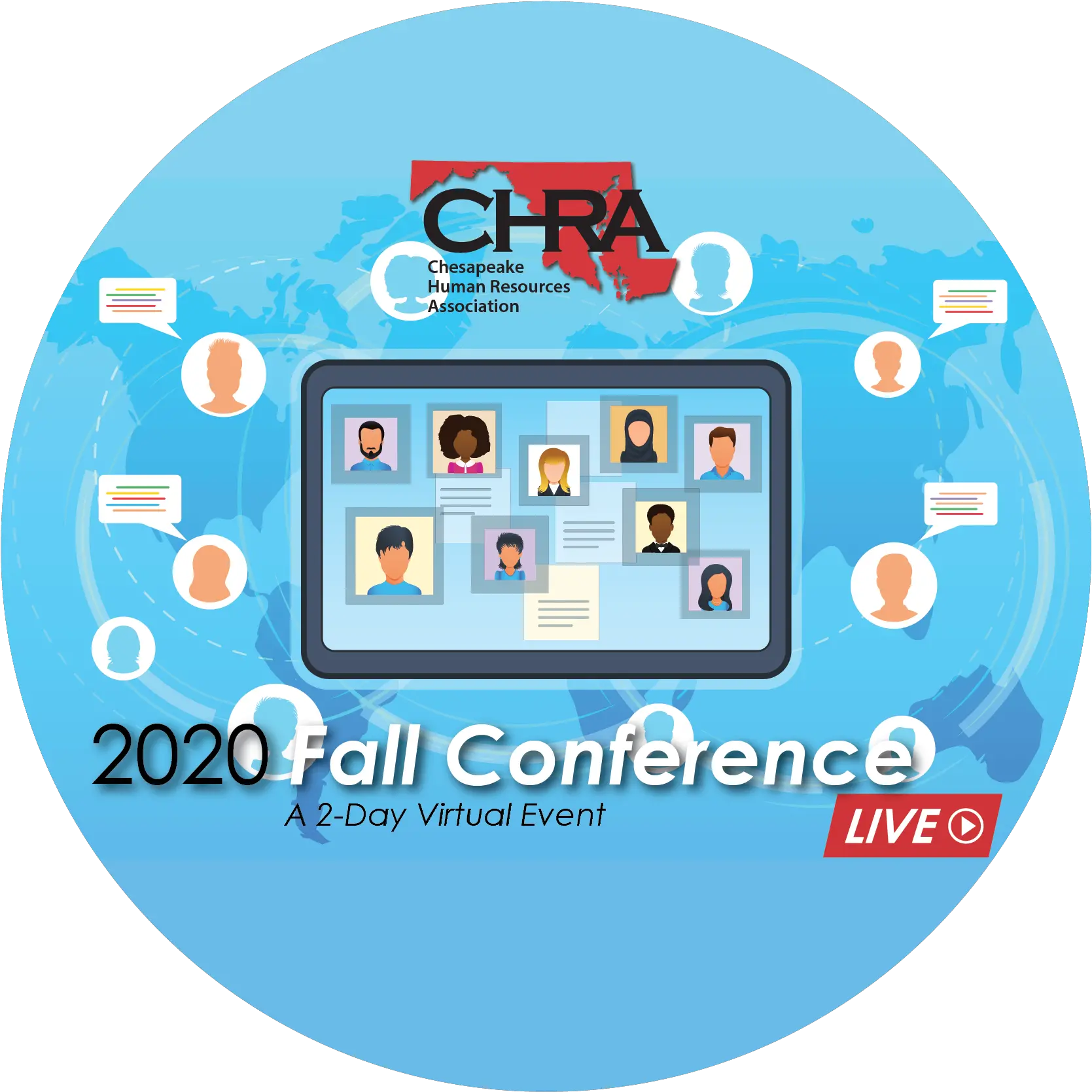  Chra 2020 Fall Conference Recordings Chesapeake Human Virtual Socializing Png Misc Item Icon