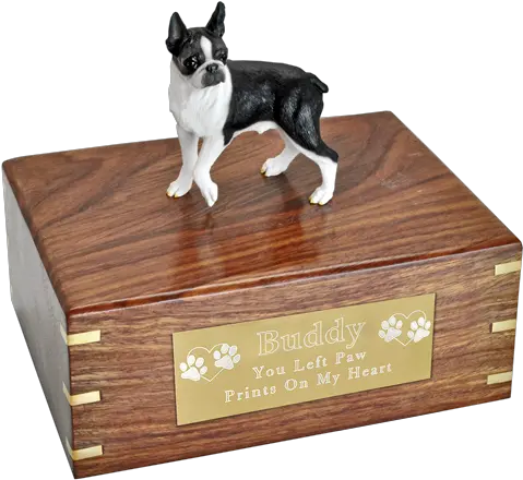  Wholesale Boston Terrier Pet Urn Sculptures Png Boston Terrier Png