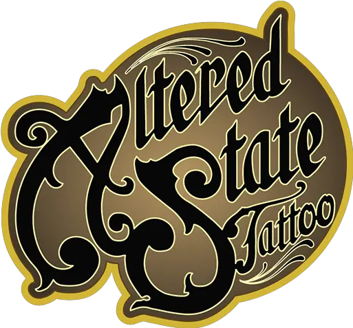  Altered State Tattoo Decorative Png Cowboy From Hell Logo