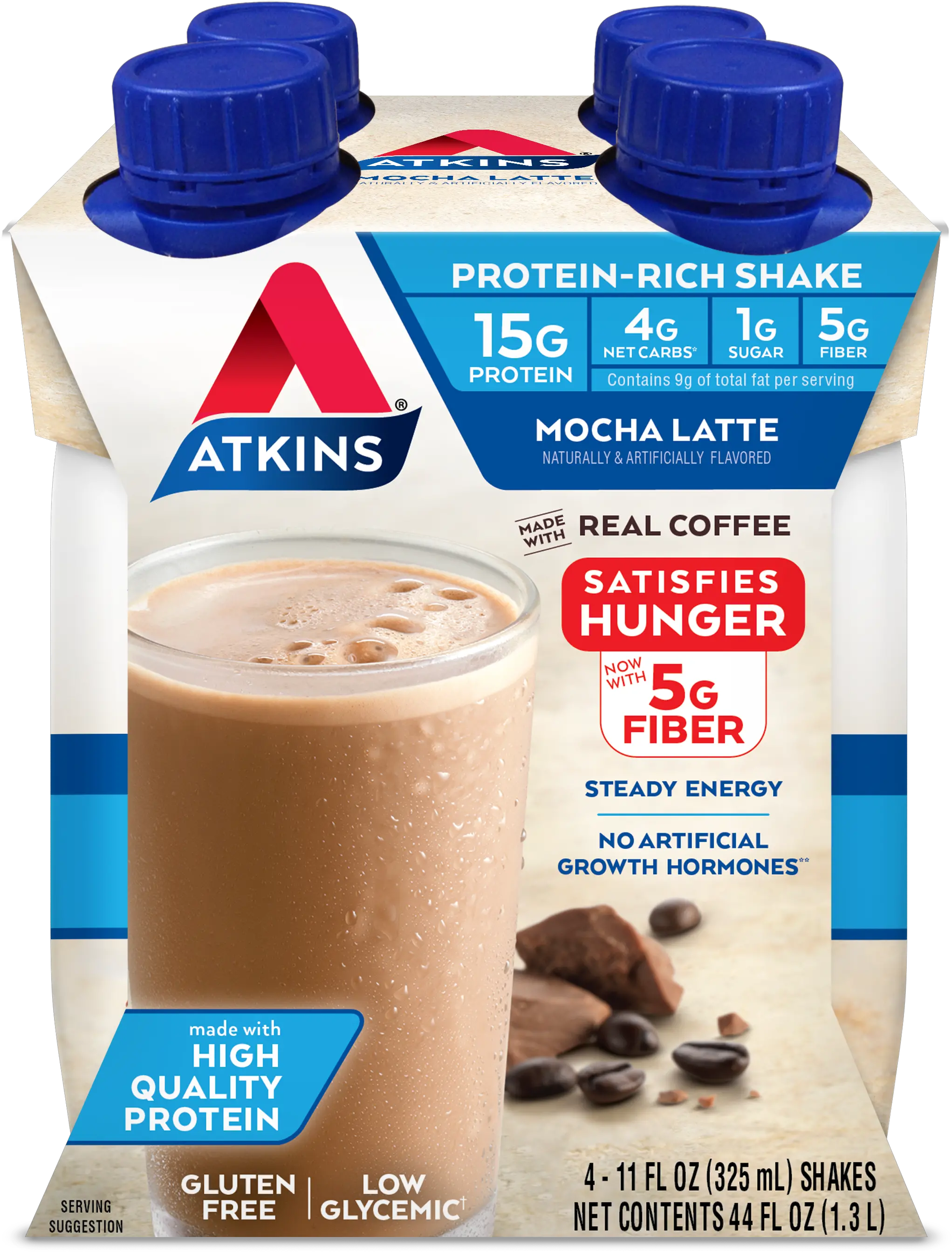  Mocha Latte Shake Atkins Shakes Mocha Latte Png Latte Png