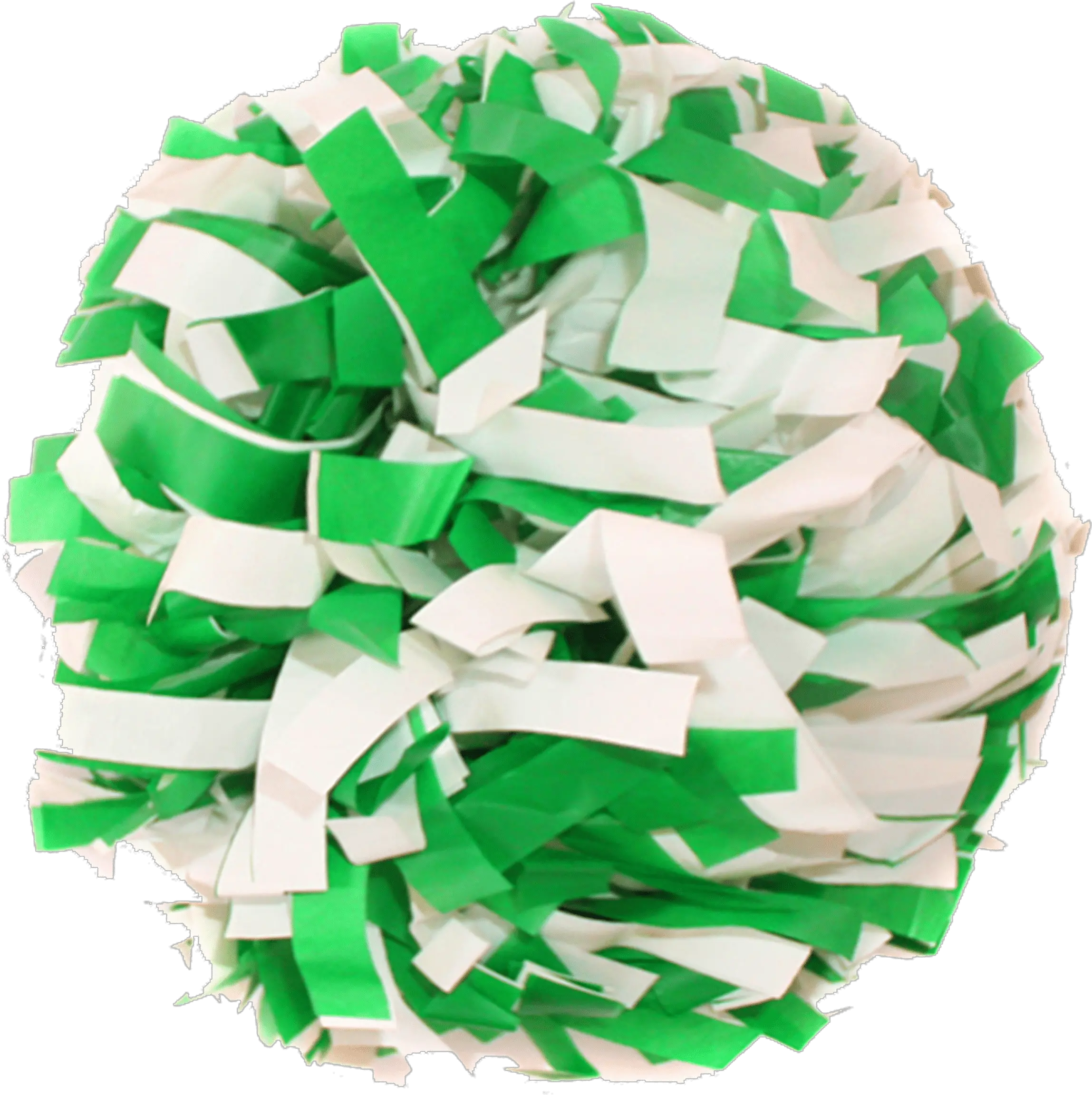  Plastic White And Kelly Green 6 Pom Construction Paper Png Pom Pom Png