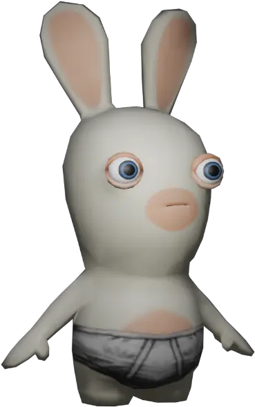  Wii Raving Rabbids Travel In Time Rabbid The Models Fictional Character Png Uno Icon