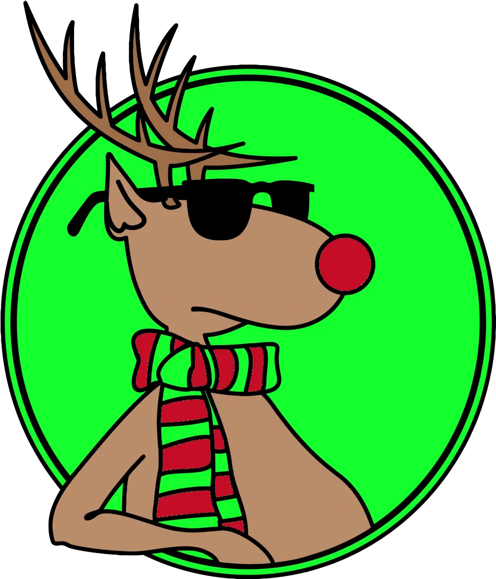  Relax Deer Clipart Png Free Christmas Clip Art Relax Png