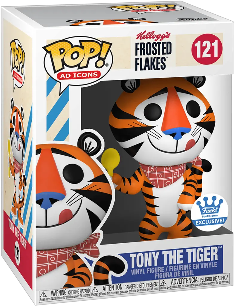  Tony The Tiger Frosted Flakes Funko Shop Exclusive Png Rinnegan Icon