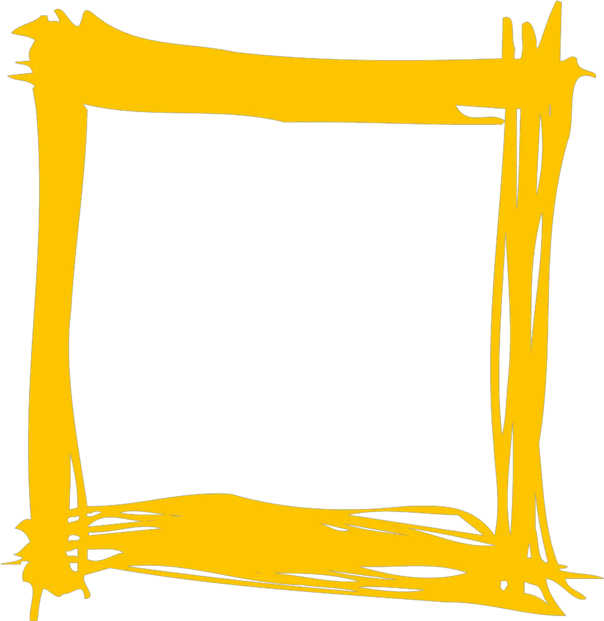  Free Yellow Frame Png Download Clip Art Yellow Frame Transparent Background Fram Png