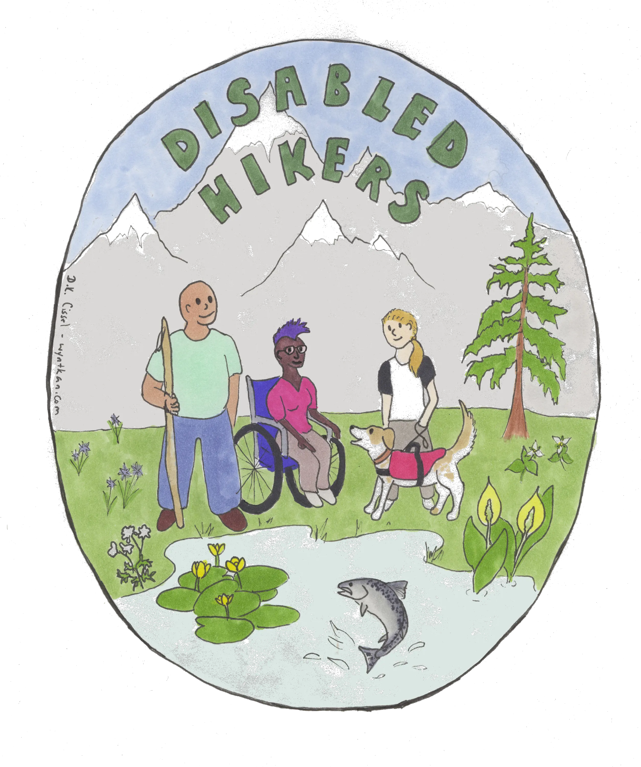  The Disabled Hikeru0027s Guidebook U2013 Hikers Cartoon Png Hiker Png