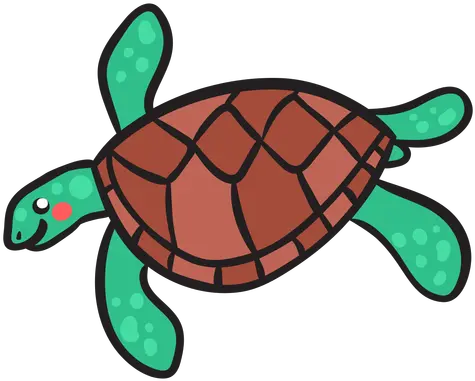  Transparent Png Svg Vector File Transparent Cartoon Turtle Swimming Turtle Png