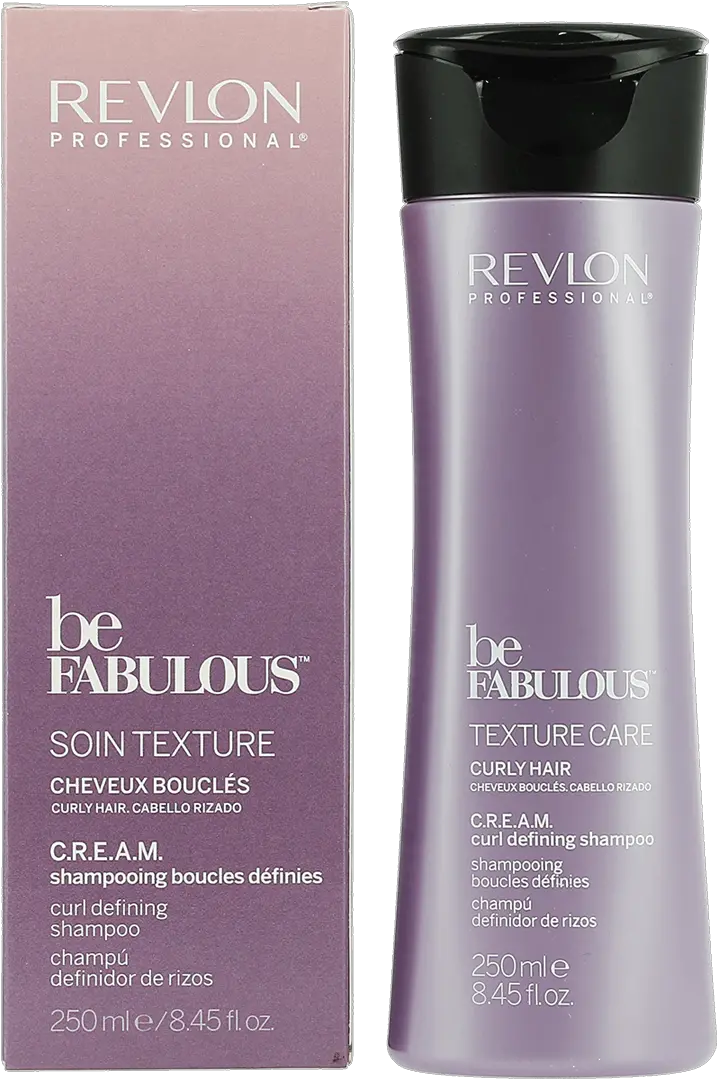  Revlon Be Fabulous Texture Care Curly Hair Shampoo 250ml Revlon Professional Png Curly Hair Png