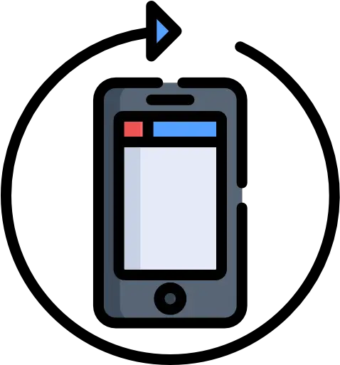  Accelerometer Problem Androidphone Accéléromètre Smartphone Png Blue Phone Icon Android