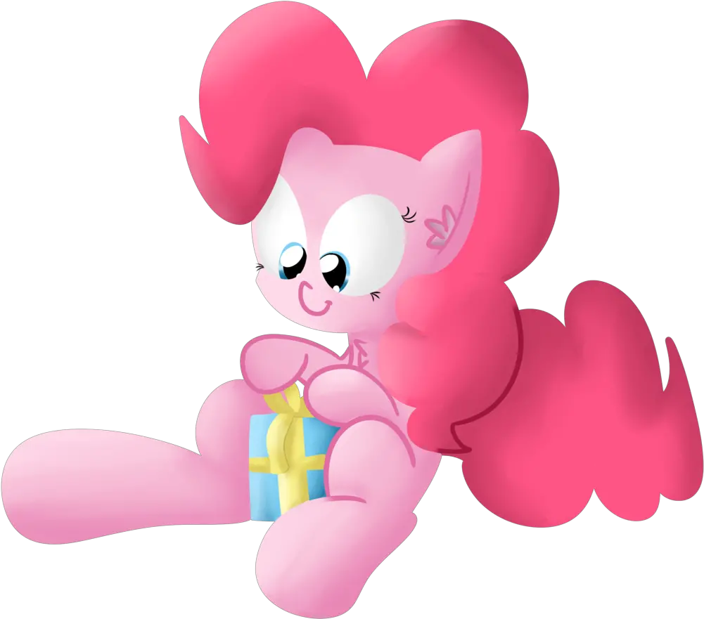  1063231 Artistmrdegration Pinkie Pie Present Safe Cartoon Png Present Transparent Background