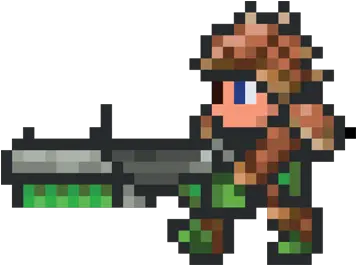  Terraria For Wii U Terraria Player With Weapon Png Terraria Transparent