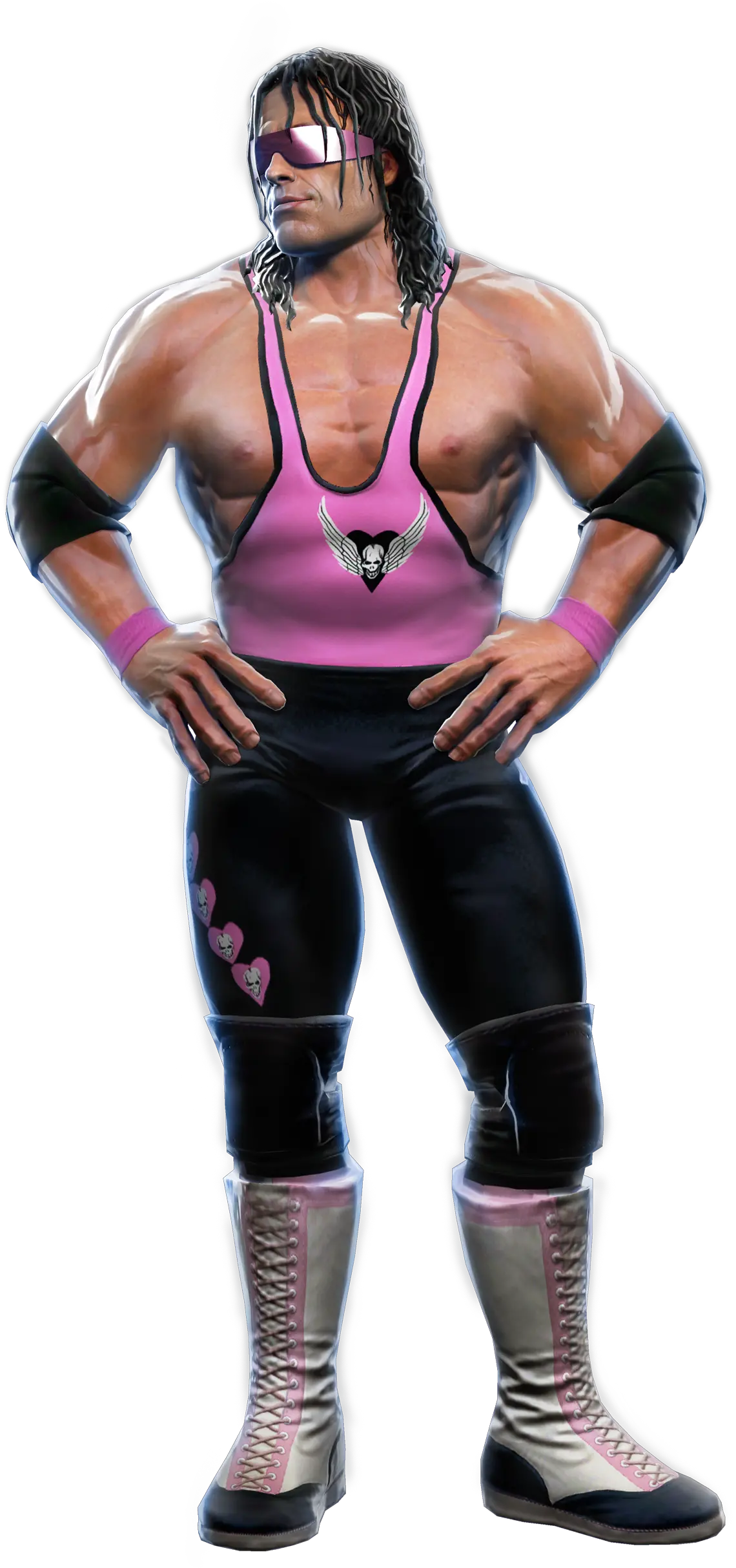  Download Wwe All Stars Bret Hart Png Hart Png