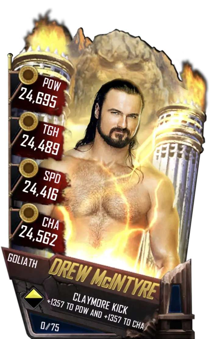  Download Supercard Drewmcintyre S3 15 Wwe Supercard Drew Mcintyre Png Drew Mcintyre Png