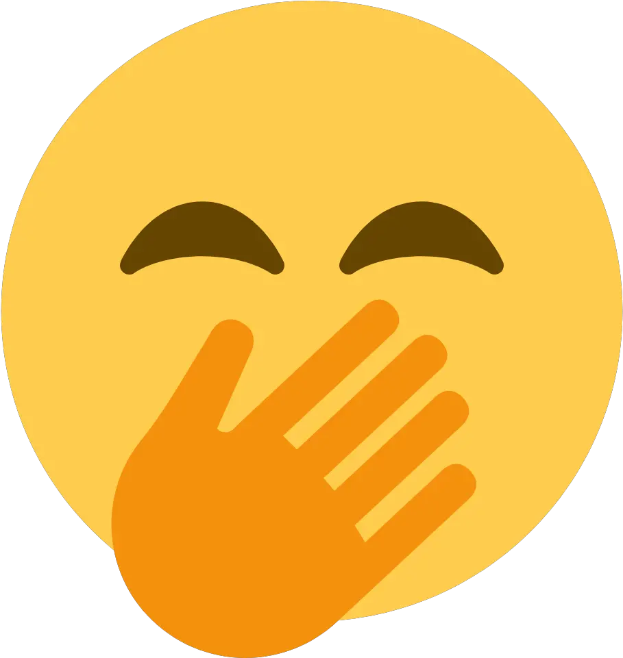  Face With Hand Over Mouth Emoji Face With Hand Over Mouth Emoji Png Embarrassed Emoji Png