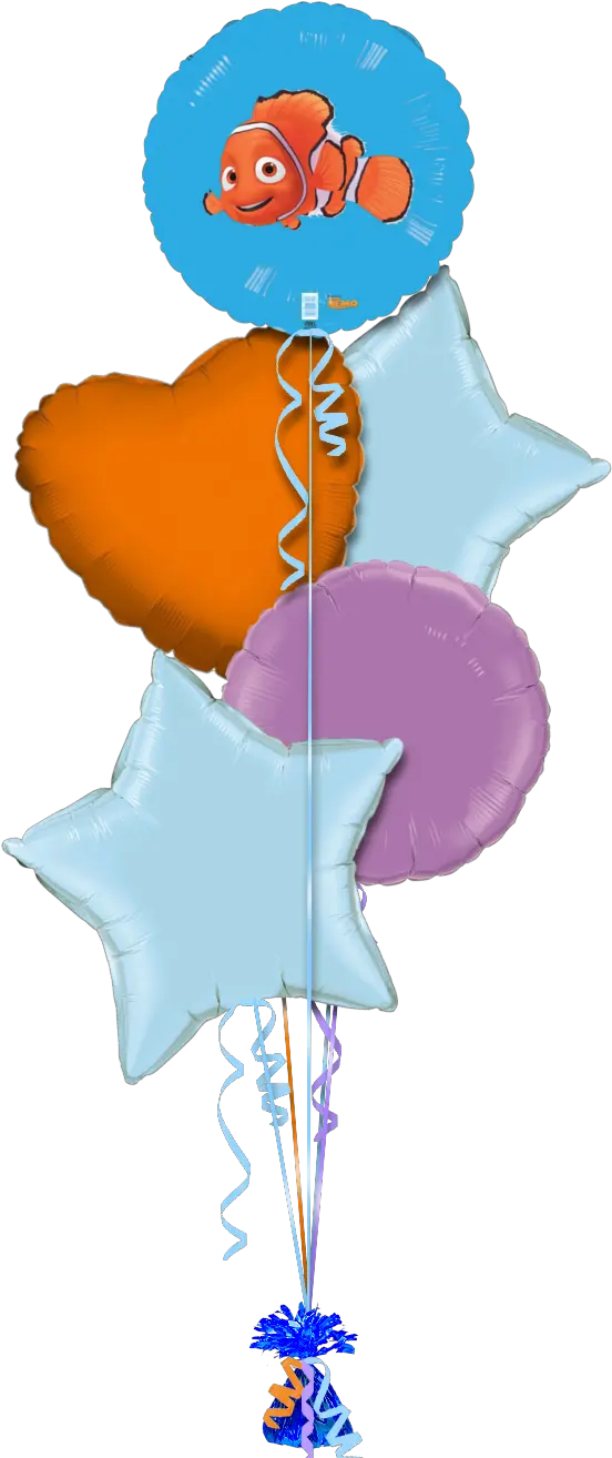  Special Age Nemo Balloons Helium Balloon Gift Delivery In Graduation Balloon In A Box Png Nemo Png