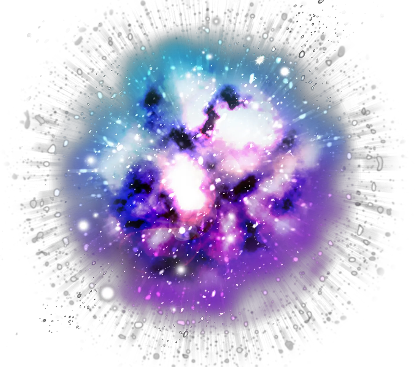  Freetoedit Clipart Png Stars Galaxy Clipart Stardust Burst Png