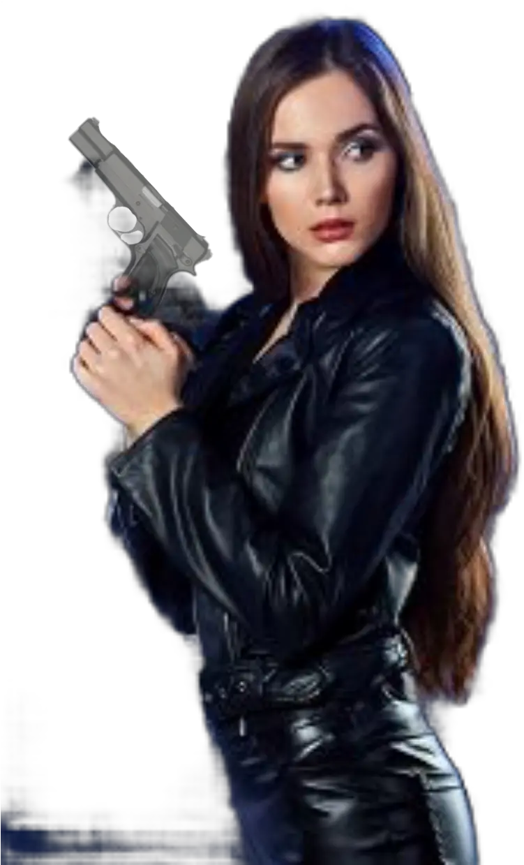  Hd Girl Holding Gun Photography Png Holding Gun Png