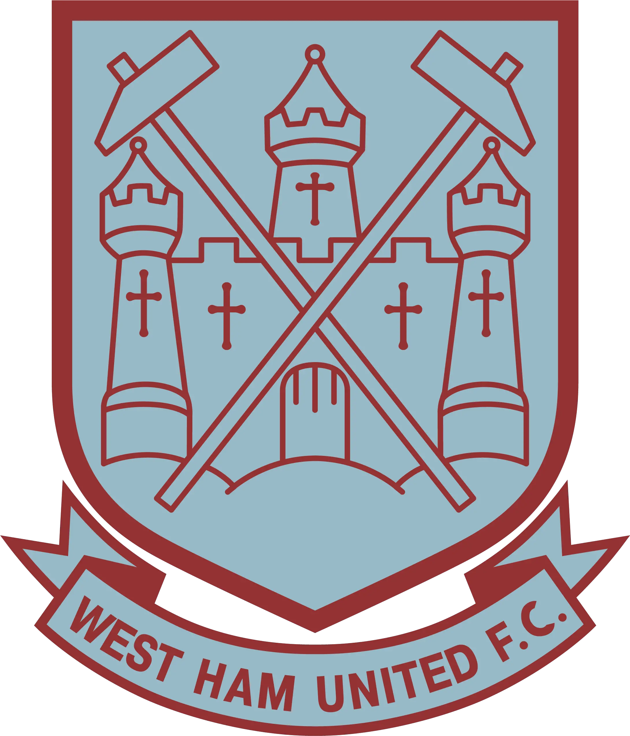  Download West Ham United West Ham United Old Badge Full West Ham United Logo Old Png Ham Png