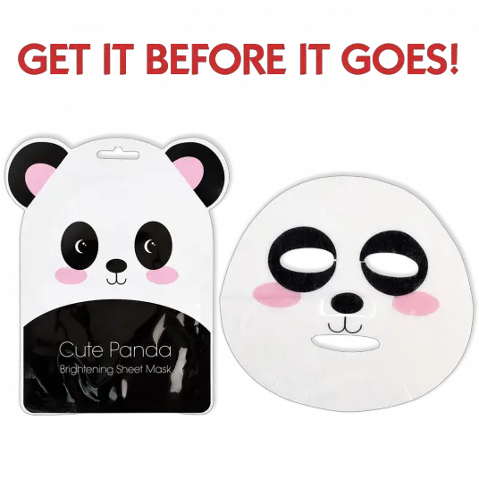  Cute Panda Brightening Face Mask Rex London Girly Png Cute Panda Icon