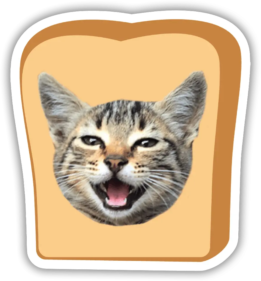  Custom Bread Stickers Sticker Buddy Domestic Cat Png Size Of Buddy Icon