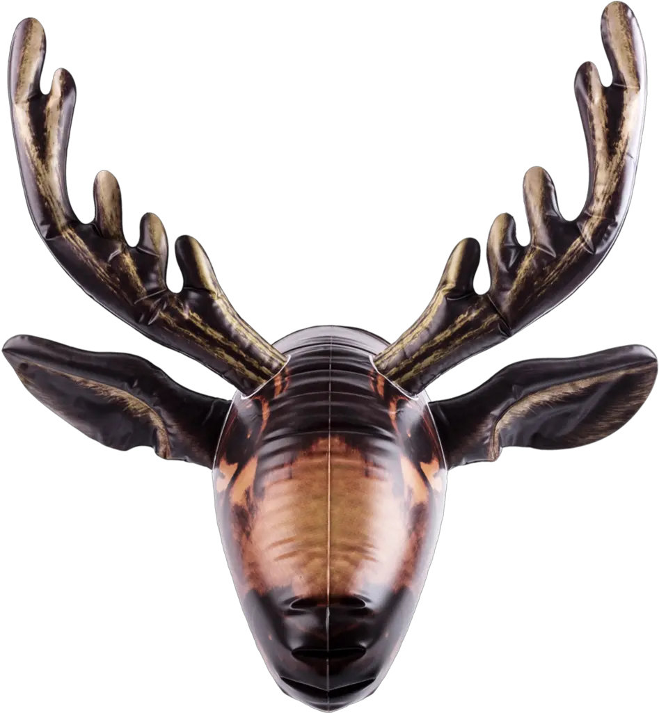  Download Hd Inflatable Moose Head Facing Front Moose Deer Png Moose Transparent