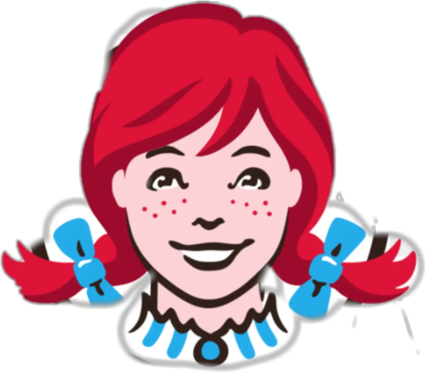  Wendy Sticker Transparent Background Wendys Logo Png Wendys Logo Png