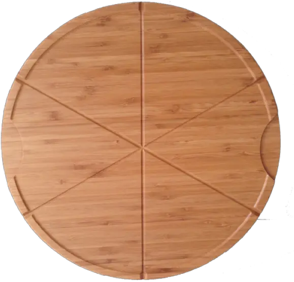  Round Bamboo Pizza Board Wooden Pizza Plate Png Wood Board Png