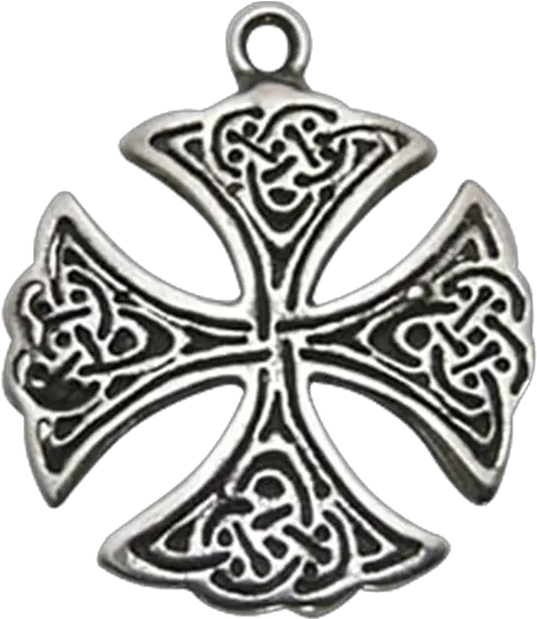  Download Hd Round Celtic Cross Necklace Transparent Png Locket Cross Necklace Png