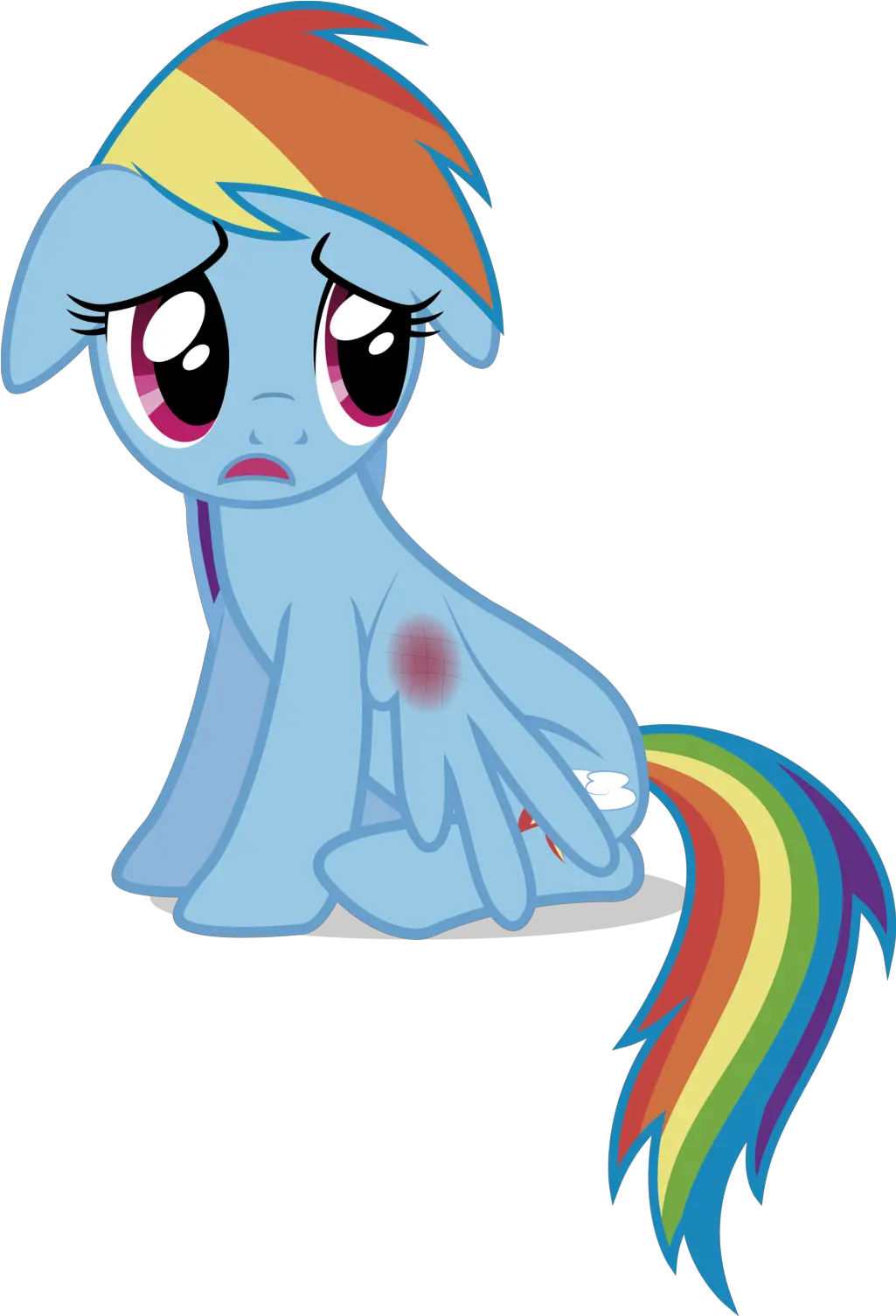  J5a4 Bruised Dashabuse Female Floppy Ears Frown Mlp Rainbow Dash Sad Png Bruise Png