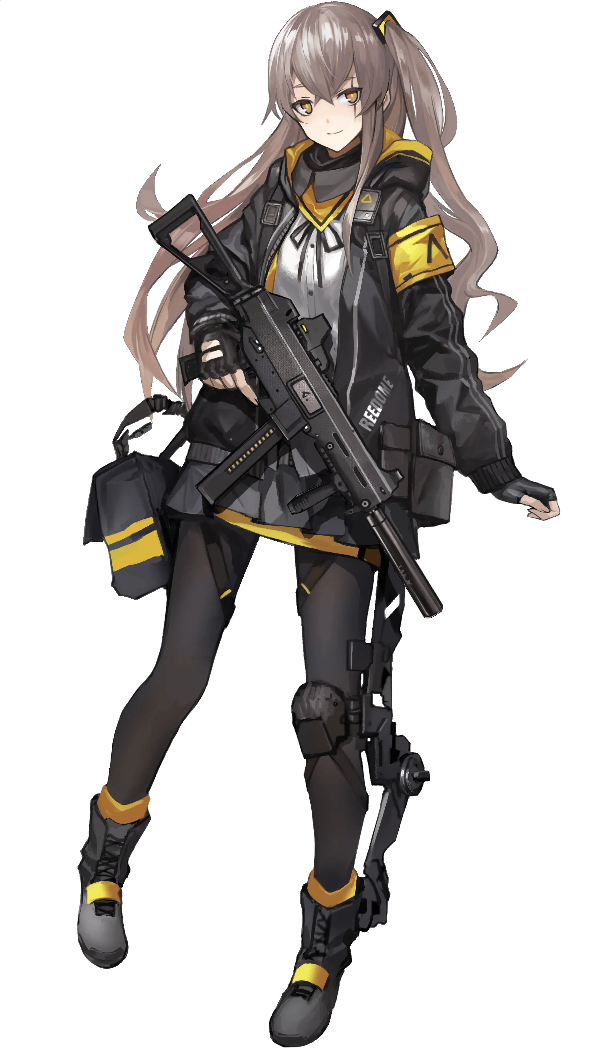  Infukun Girls Frontline Ump45 Gun Png Holding Transparent