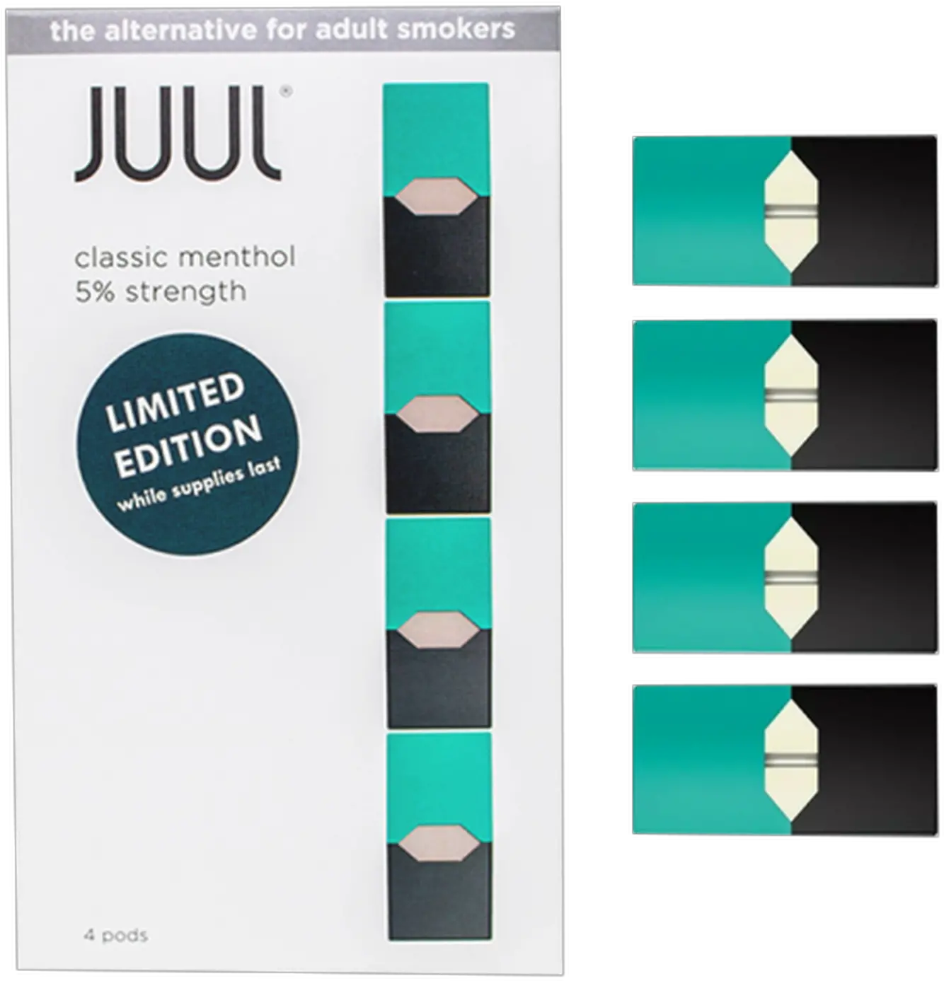  Juul Menthol 4 Pods Png Transparent